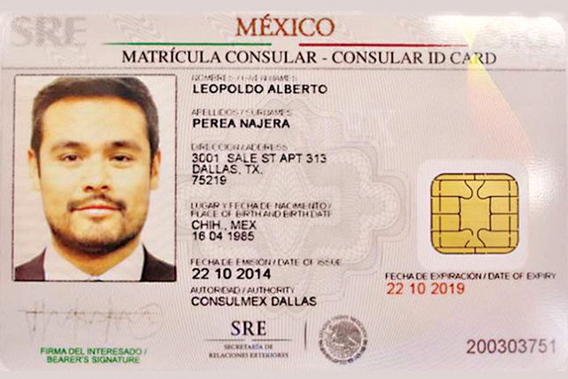 Images Of Mexico Matricula Consular Id Card