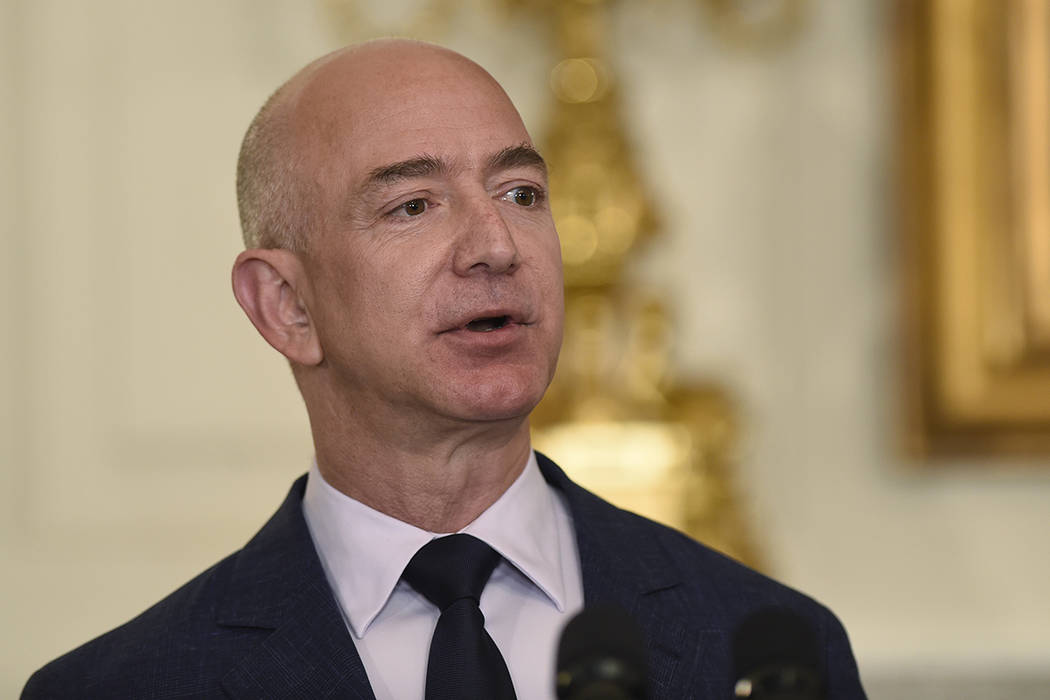 Jeff Bezos, fundador y CEO de Amazon.com. | Foto AP Photo/Susan Walsh.