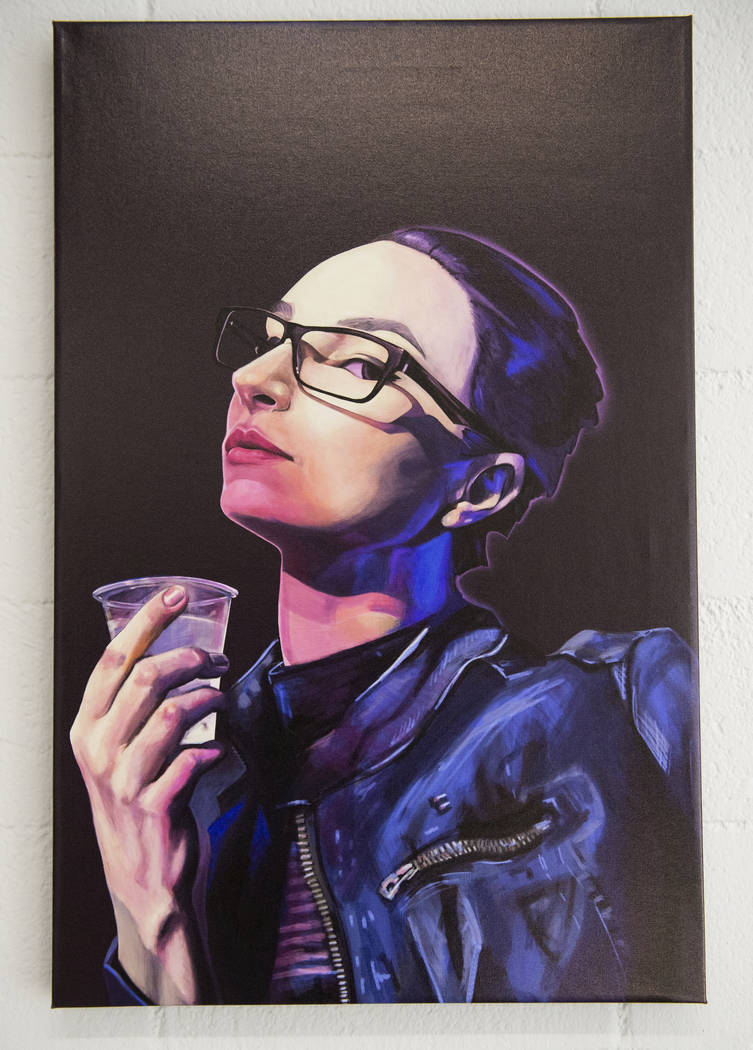 "Aleksandra Sauina" de Eric Clark está en exhibición en Core Contemporary Gallery en Las Vegas, el miércoles 12 de diciembre de 2018. Caroline Brehman / Las Vegas Review-Journal