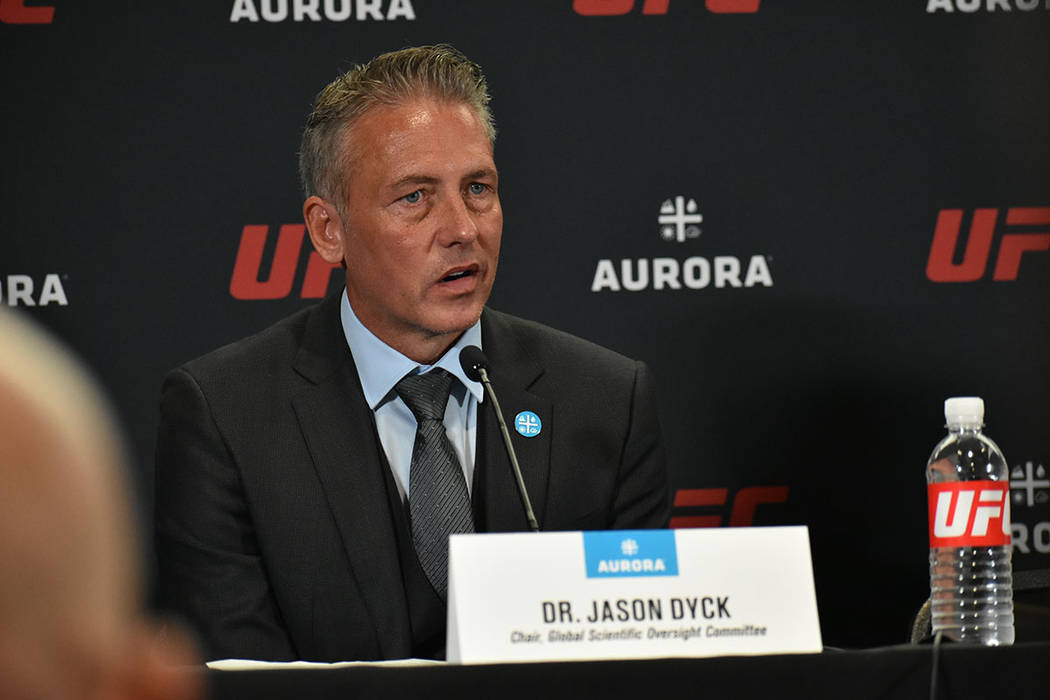 El Dr. Jason Dyck es el responsable del Instituto de Rendimiento de UFC. Miércoles 24 de julio ...