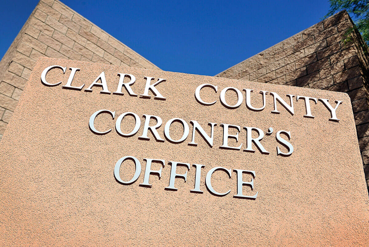 Oficina forense del Condado Clark. (Las Vegas Review-Journal)
